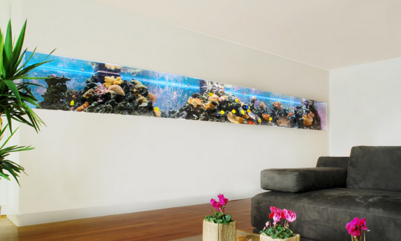 鱼缸墙面设计效果图图片