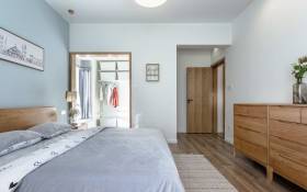 北欧风格三居室卧室组合柜装修设计图