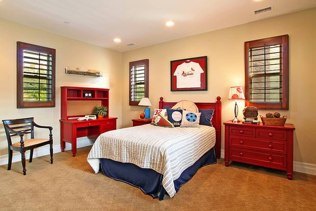 美式风格儿童房男孩白色床好吗?美式风格儿童房的特点是什么?