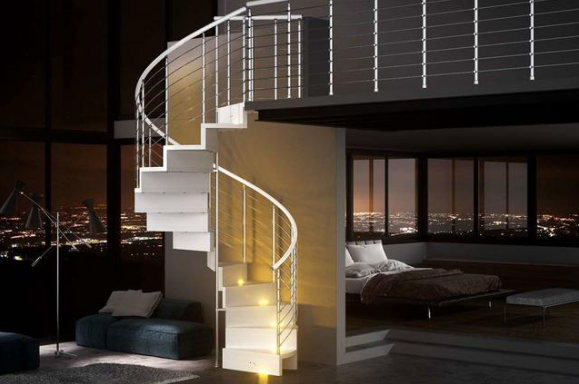 别墅客厅楼梯装修效果图，别墅楼梯装修的精彩设计!